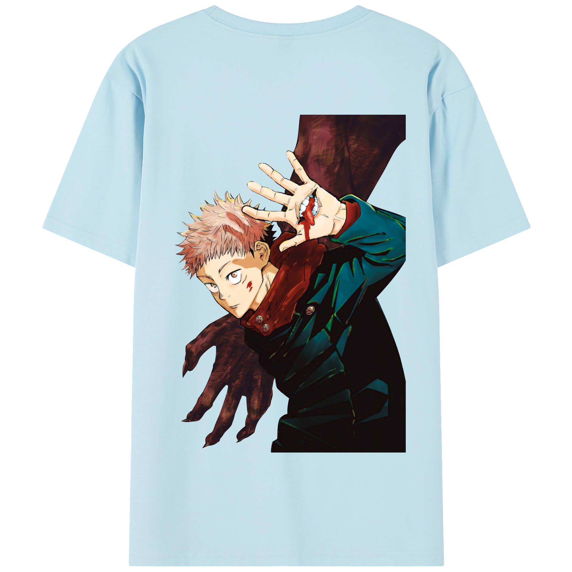 （画像用） 呪術廻戦 Jujutsu Kaisen 綿100％半袖Tシャツ（背面プリント）